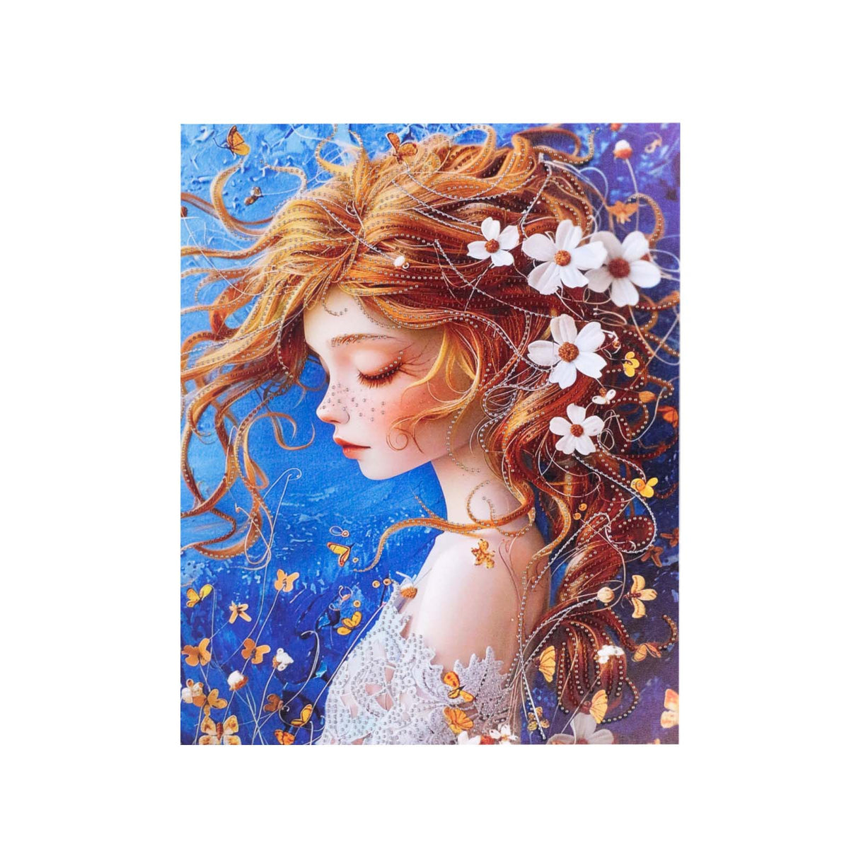 Kit DIY Perles avec Châssis Toile Imprimée 40×50 cm