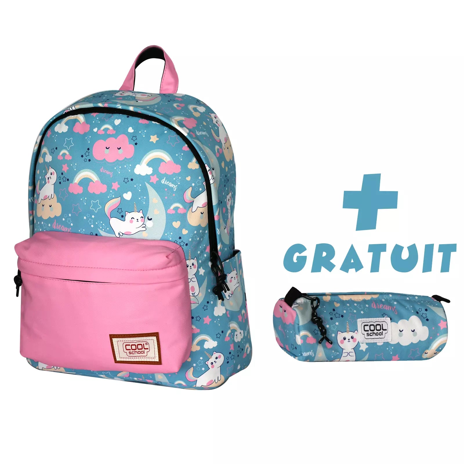 🎒 Sac à dos Urban Cool School + Trousse Offerte – Élégant, Confortable et Pratique - Librairie Oxford City
