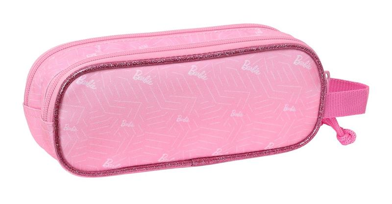 Trousse Safta Barbie 2 Compartiments — Rose & Blanc