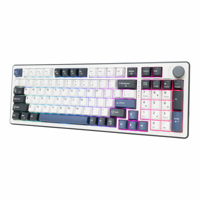 Clavier Gaming White Shark GK - 007251 Filaire Excalibur - Blanc - Librairie Oxford City