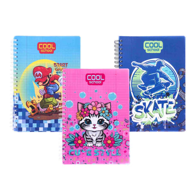 Cool School - Cahier TP Spirale 288 Pages Grand Format - Librairie Oxford City