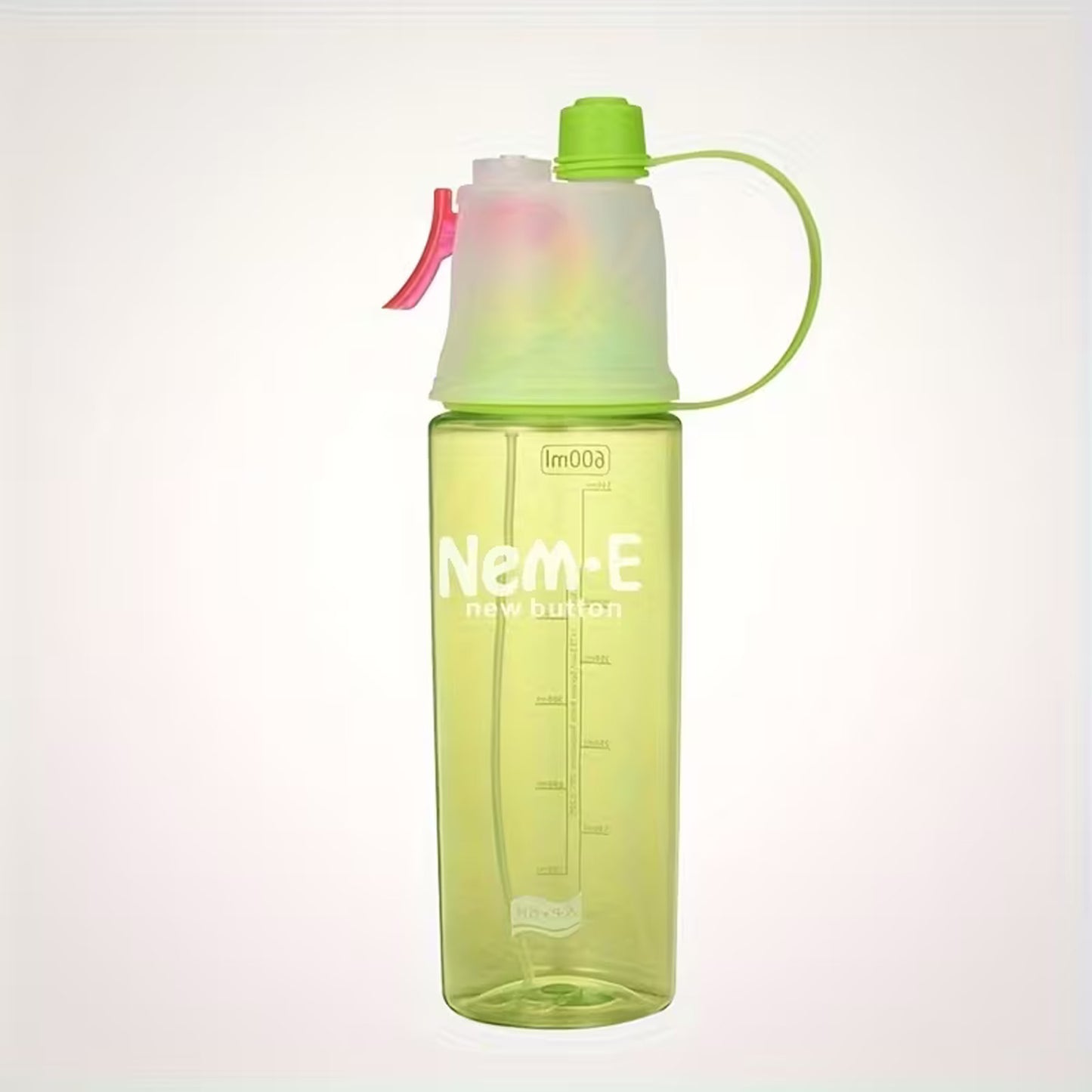 Nem•E - Gourde avec Spray et Paille 600ml