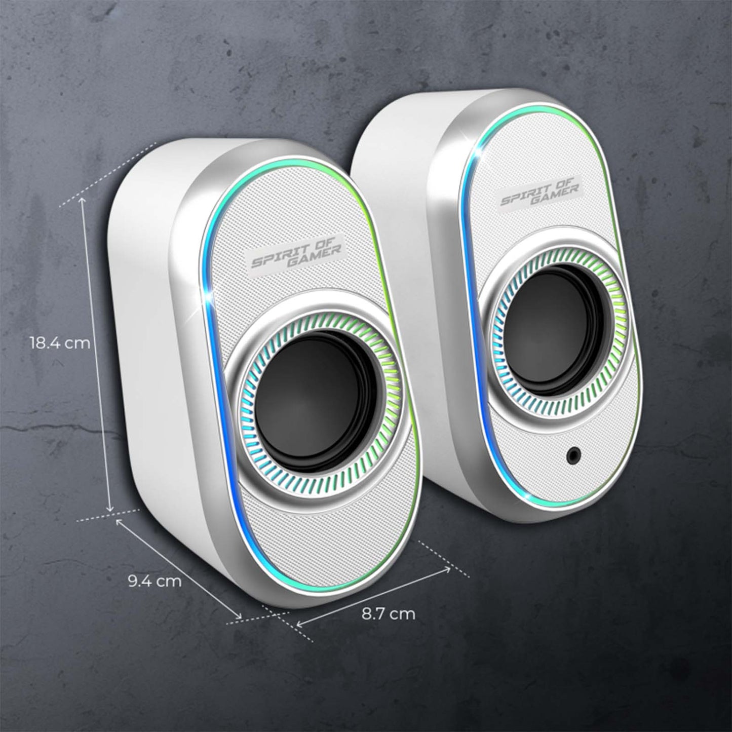 Enceinte PC FANATIC 500 ARTIC - Librairie Oxford City