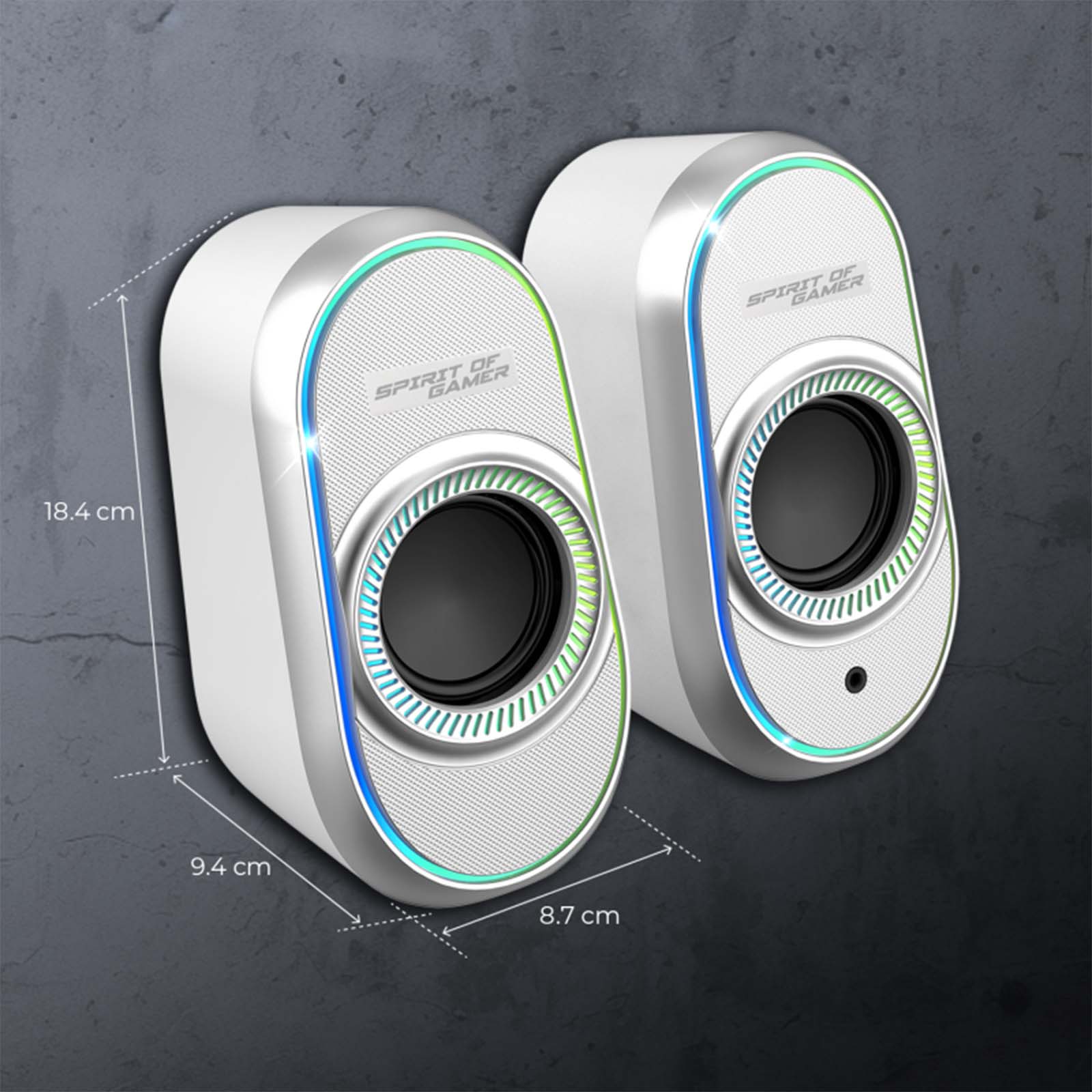 Enceinte PC FANATIC 500 ARTIC - Librairie Oxford City