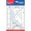 Maped - Kit de traçage 4 pièces 20 cm - Librairie Oxford City
