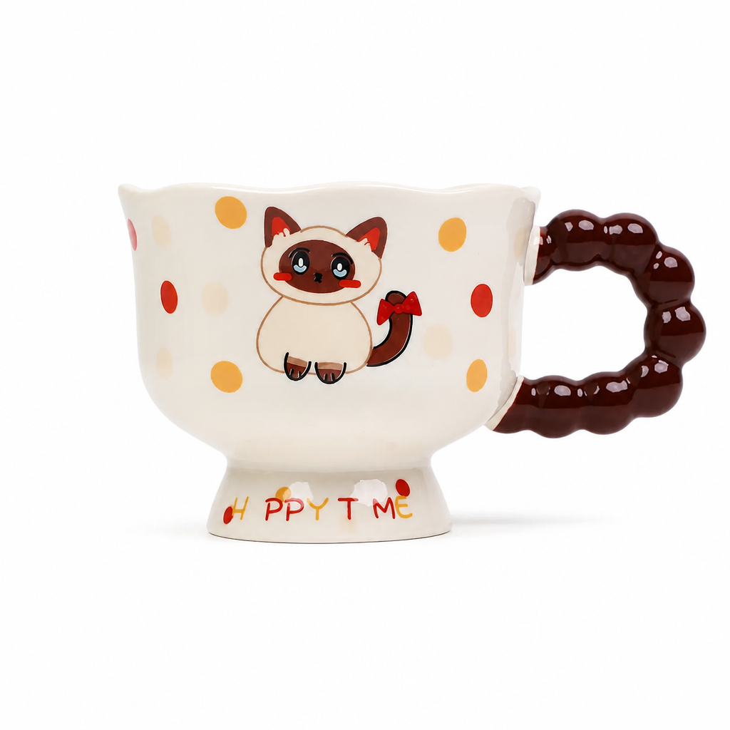Mug en Céramique Happy Time — Illustration Chien