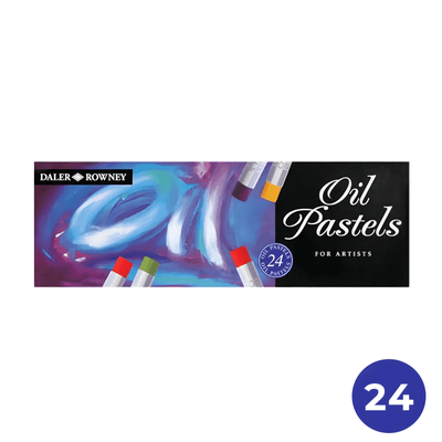 🖍️ Set de 24 Pastels à l’Huile – Daler Rowney | Couleurs Richement Pigmentées - Librairie Oxford City