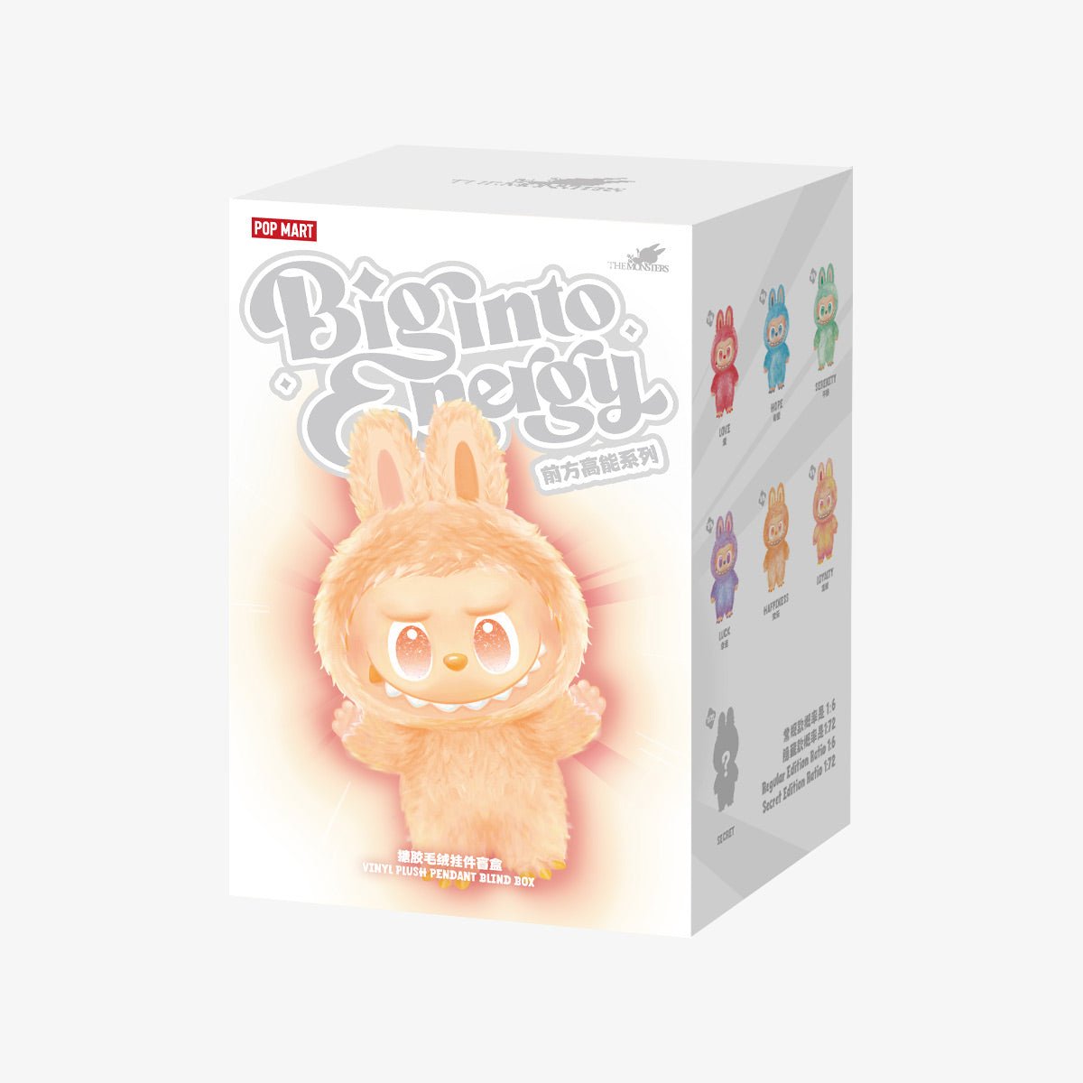 🌟 The Monsters – Série Big Into Energy (Vinyl Plush Pendant Blind Box) - Librairie Oxford City