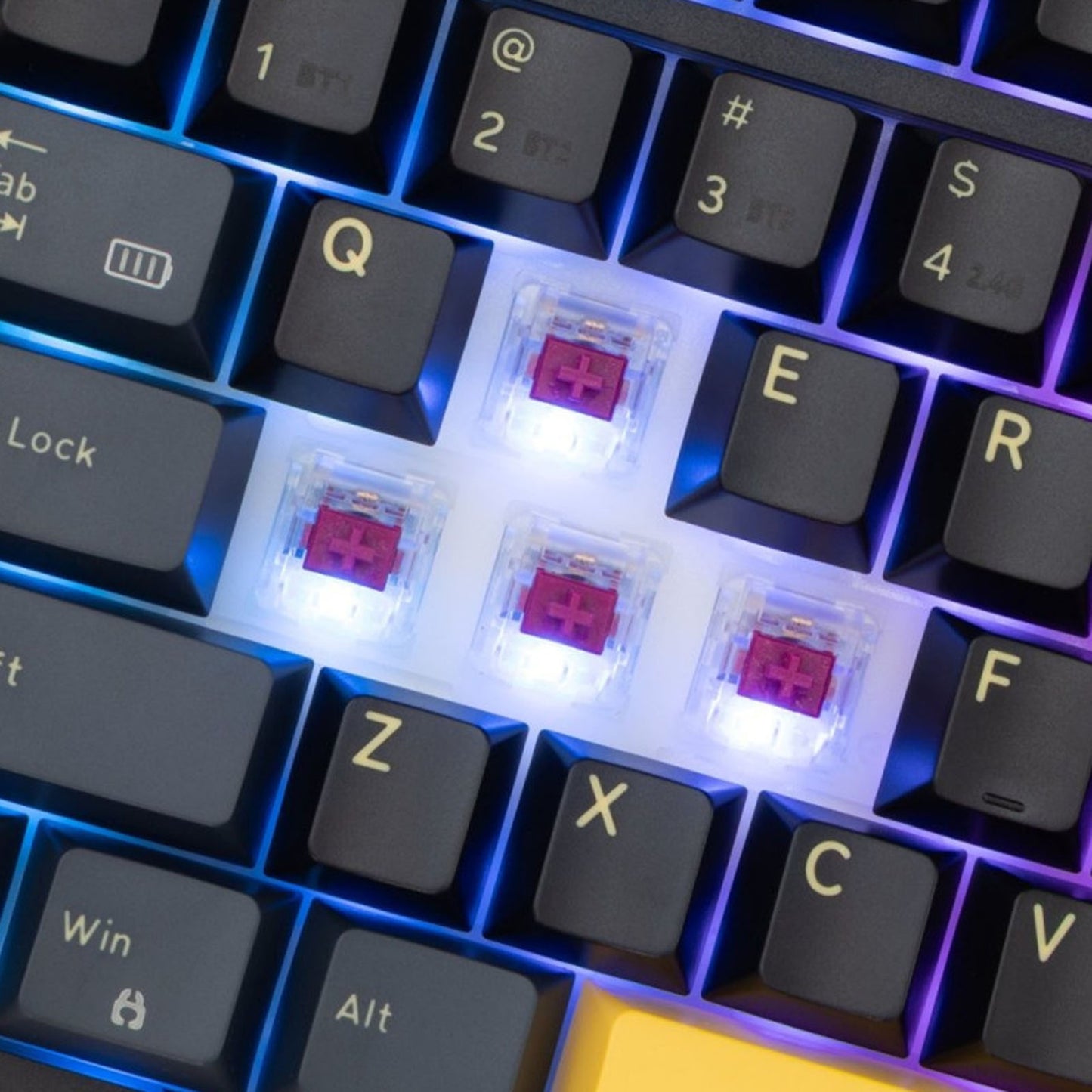 WHITE SHARK EXCALIBUR KTT Hot - Swap - BLACK / QWERTY - Librairie Oxford City