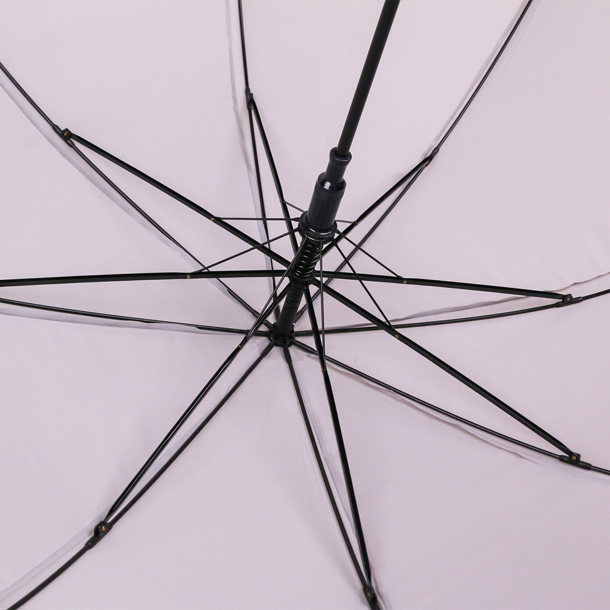Parapluie Octogonal à Armature Métallique — Blanc