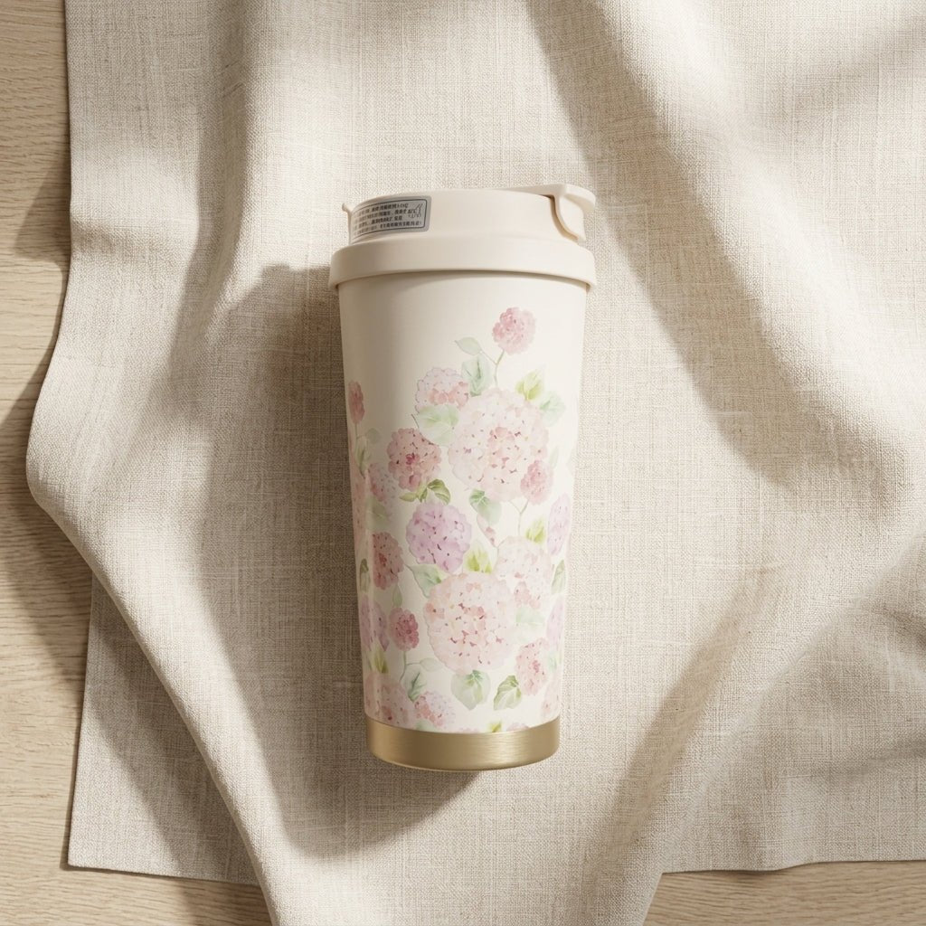 Mug Thermos Inox Botanical – Tasse Café Isotherme Design Floral | Oxford City - Librairie Oxford City