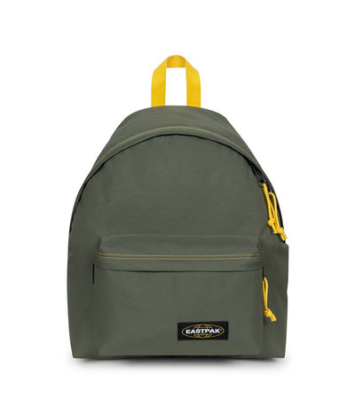 Sac à dos Eastpak B0R coloris vert et jaune, vue de face