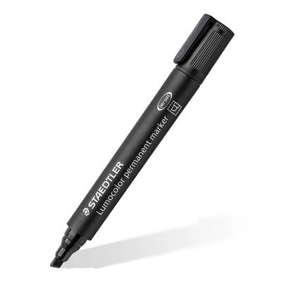 STAEDTLER Lumocolor 350 - Pack de 4 marqueurs permanents - pointe biseau - couleurs assorties - Librairie Oxford City