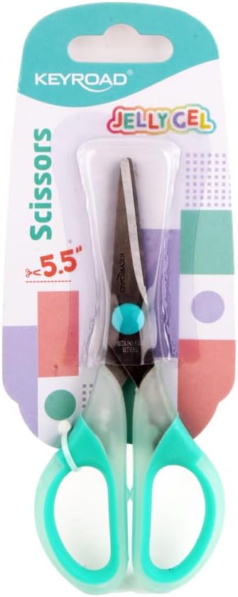 Keyroad – Ciseaux enfant Jelly Gel 13 cm lames métal - Librairie Oxford City