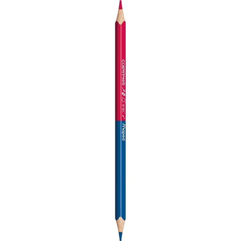Maped Color'Peps Duo - 12 Crayons de couleur 2 - en - 1 - Librairie Oxford City