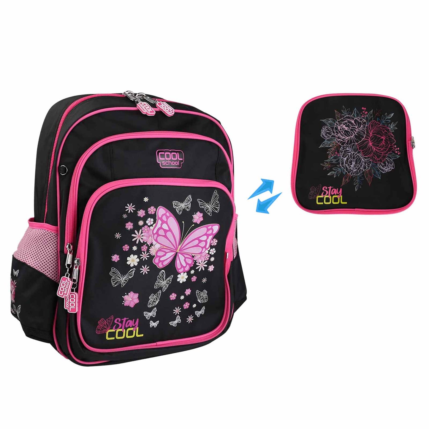 Sac à Dos Primaire 2 & 3 Faces Cool School - Librairie Oxford City