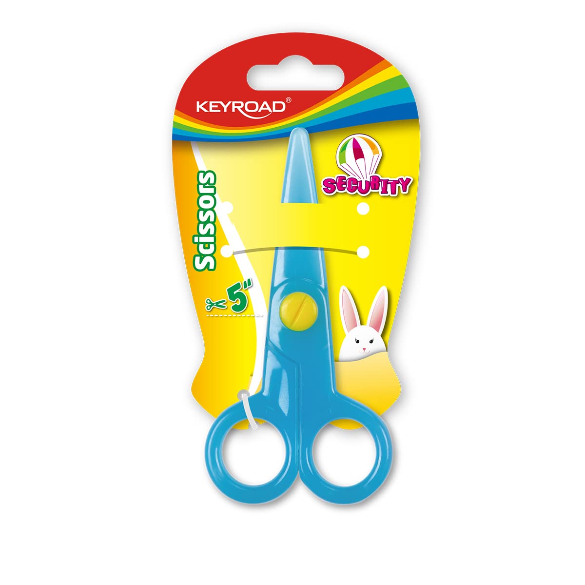 Keyroad – Ciseaux sécurité maternelle 12,5 cm lame plastique - Librairie Oxford City