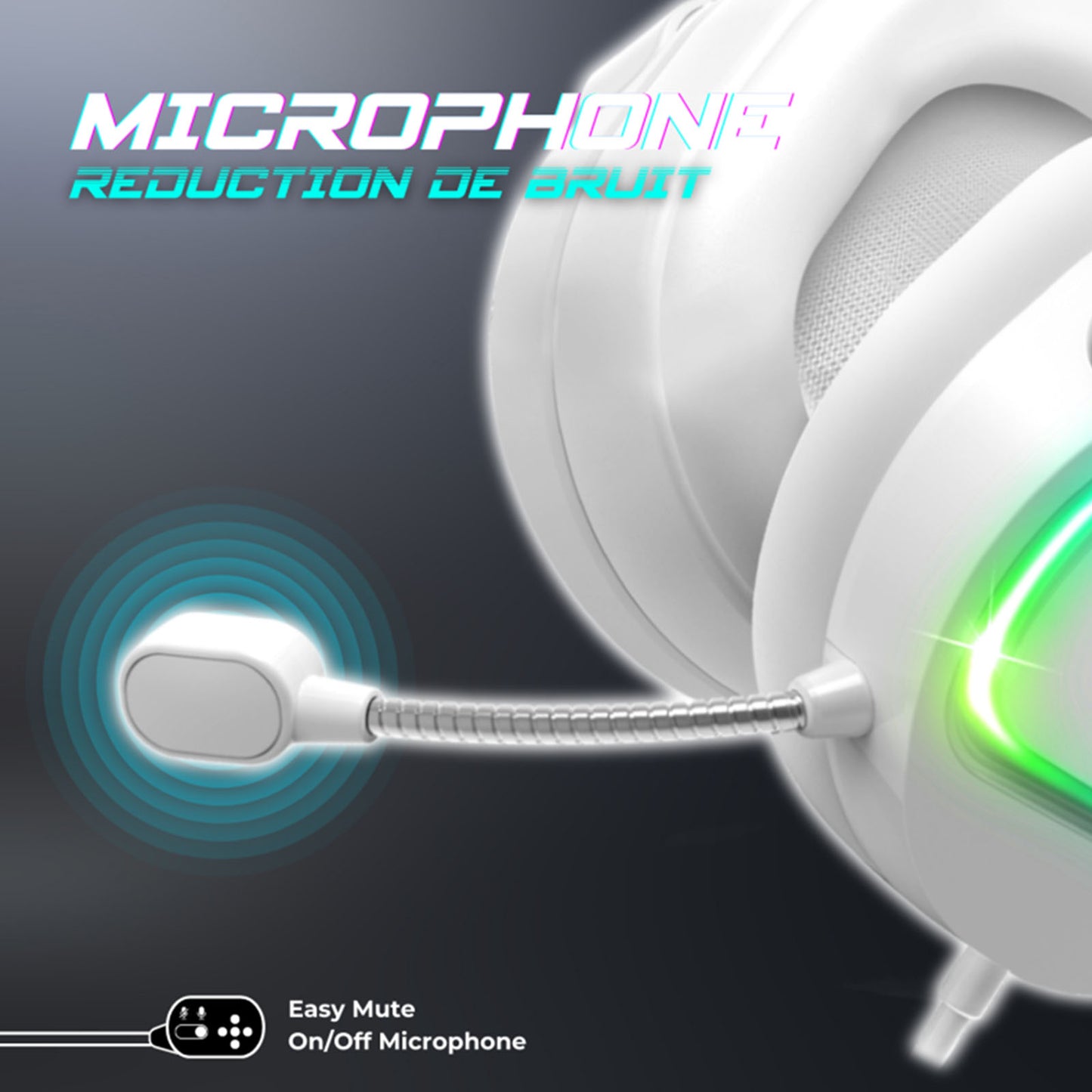 Casque Gaming Pro - H6 RGB - Librairie Oxford City