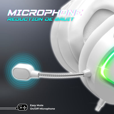 Casque Gaming Pro - H6 RGB - Librairie Oxford City