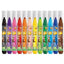 12-Piece Jungle Fever Jumbo Felt Tip Colouring Pens Multicolour