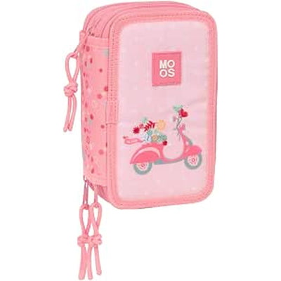 Trousse Plate Moos 37 Pièces — Rose & Blanc - Librairie Oxford City