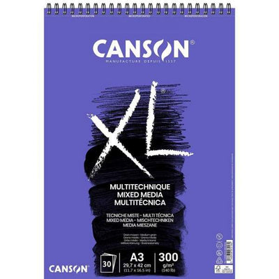 Album Canson XL Mix Media – A3 – 30 feuilles – 300 g/m²