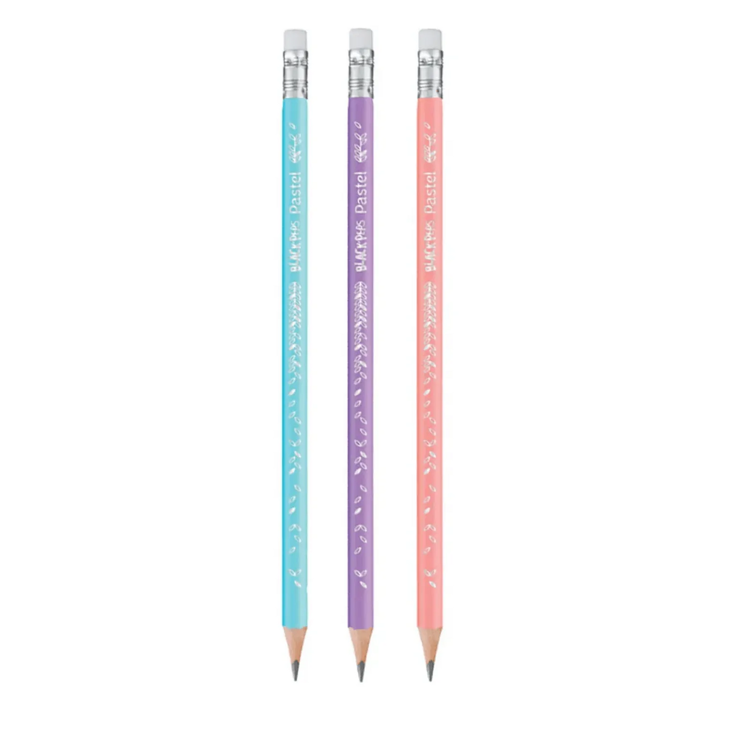 Crayon Noir HB Pastel EMBOUT Gomme - Librairie Oxford City