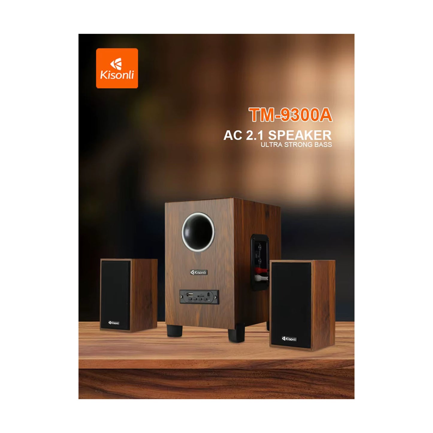 Ensemble Haut - Parleur Kisonli TM9300LM avec Subwoofer - Librairie Oxford City