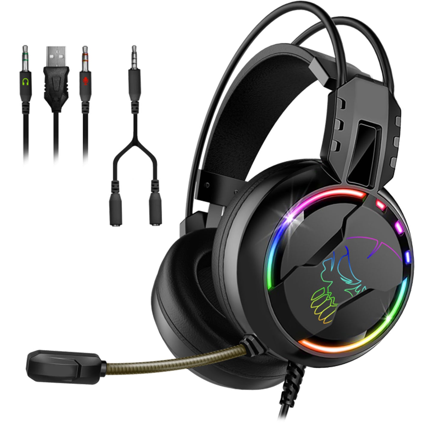Casque Gaming PRO - H7 RGB - Librairie Oxford City