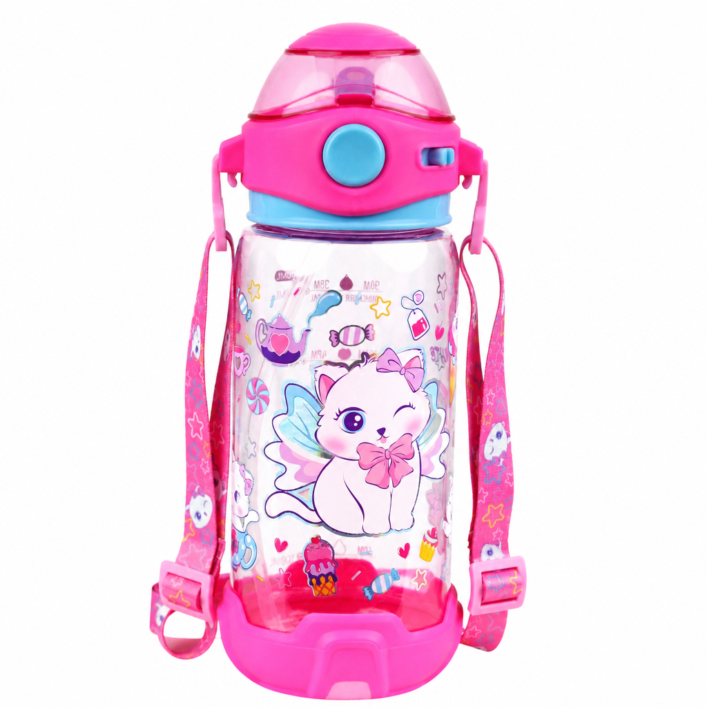 Vest - Gourde Enfant Motif Espace avec Sangle