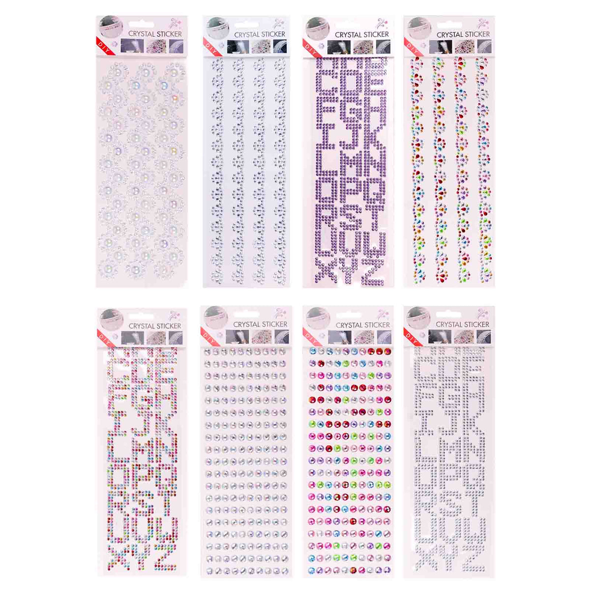Bedazzling - Crystal Stickers - Librairie Oxford City
