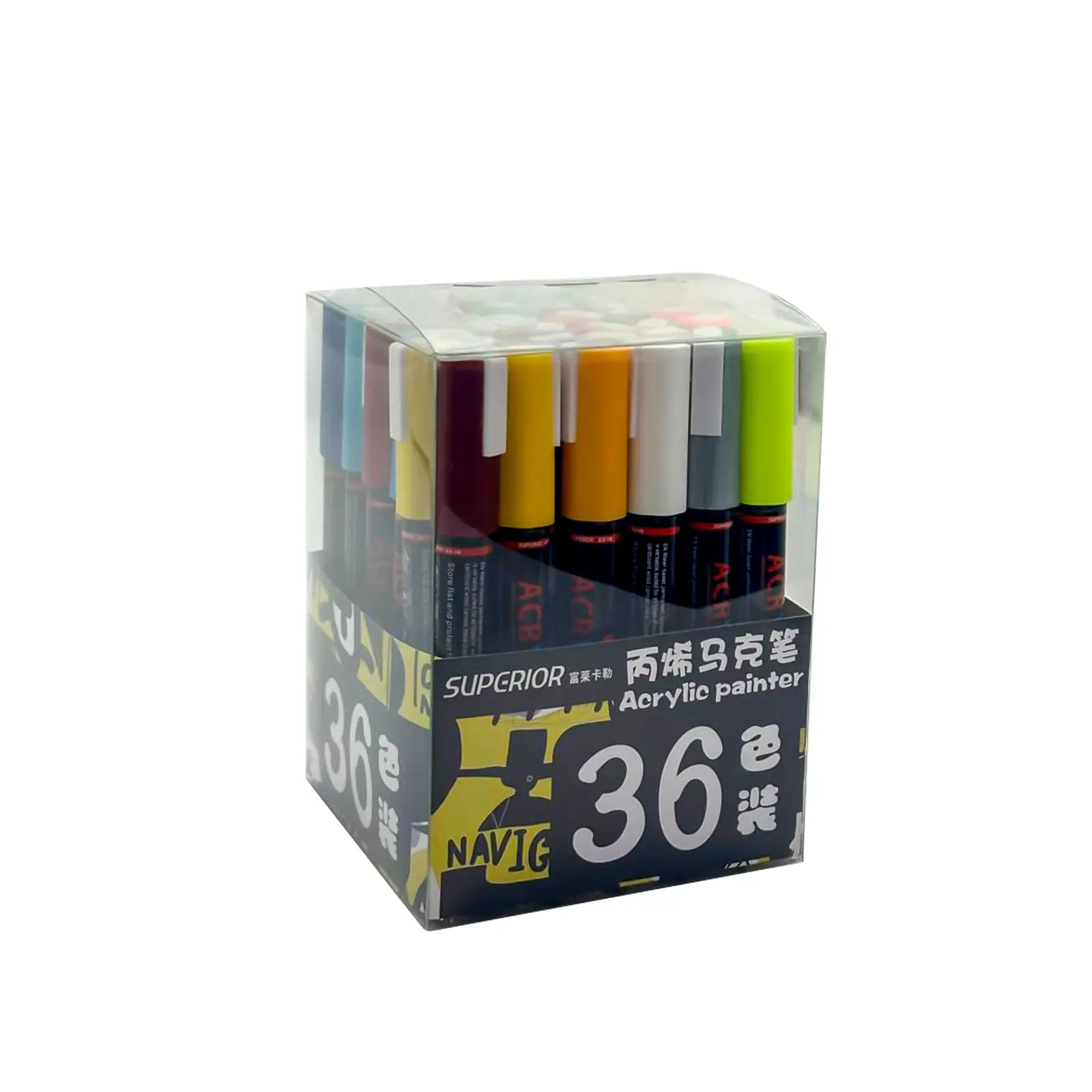Feutres Acryliques Permanents – Marqueurs Peinture Multi - Surfaces (24 à 60 Couleurs) - Librairie Oxford City