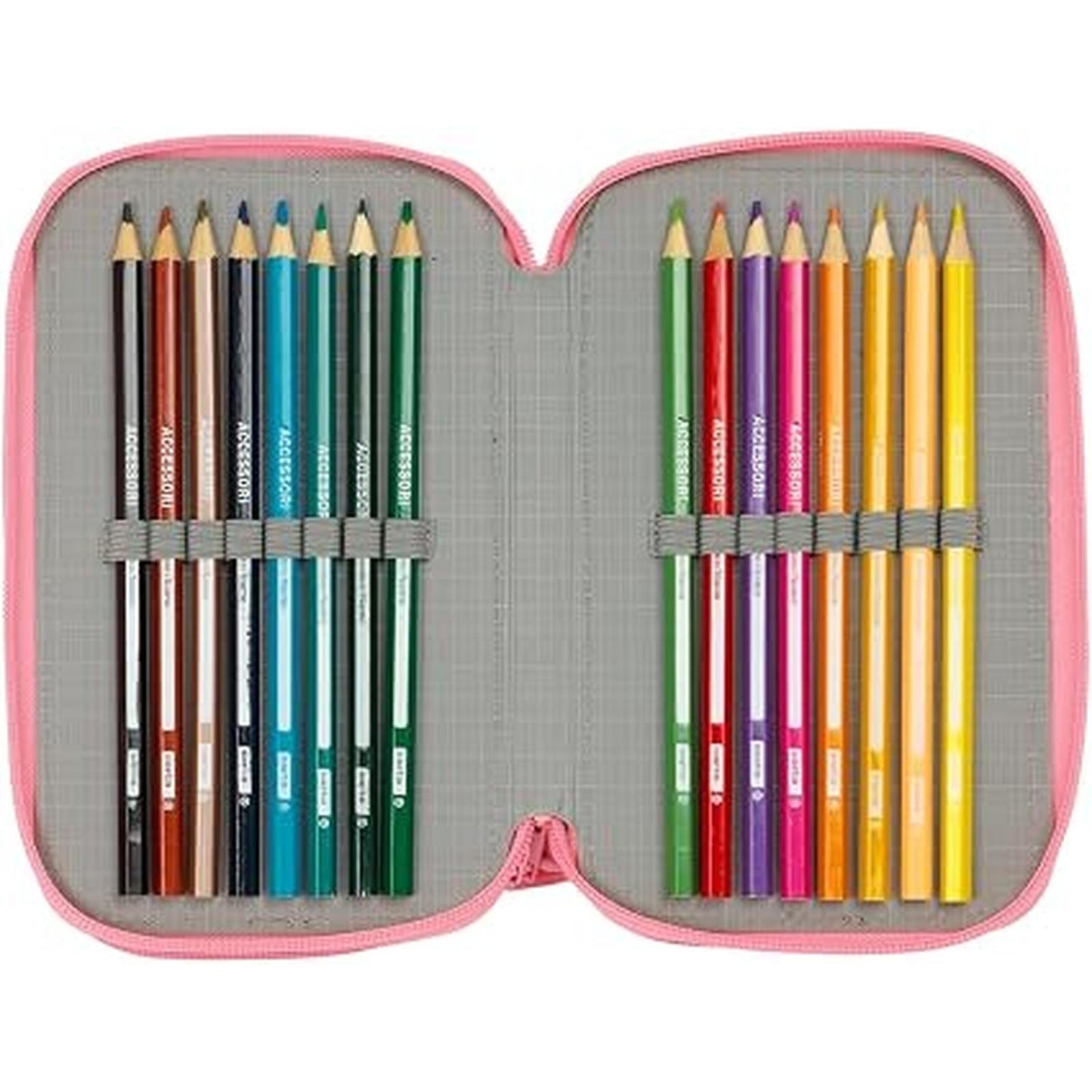 Trousse Plate Moos 37 Pièces — Rose & Blanc