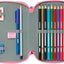 Trousse Plate Moos 28 Pièces — Rose, Bleu & Blanc
