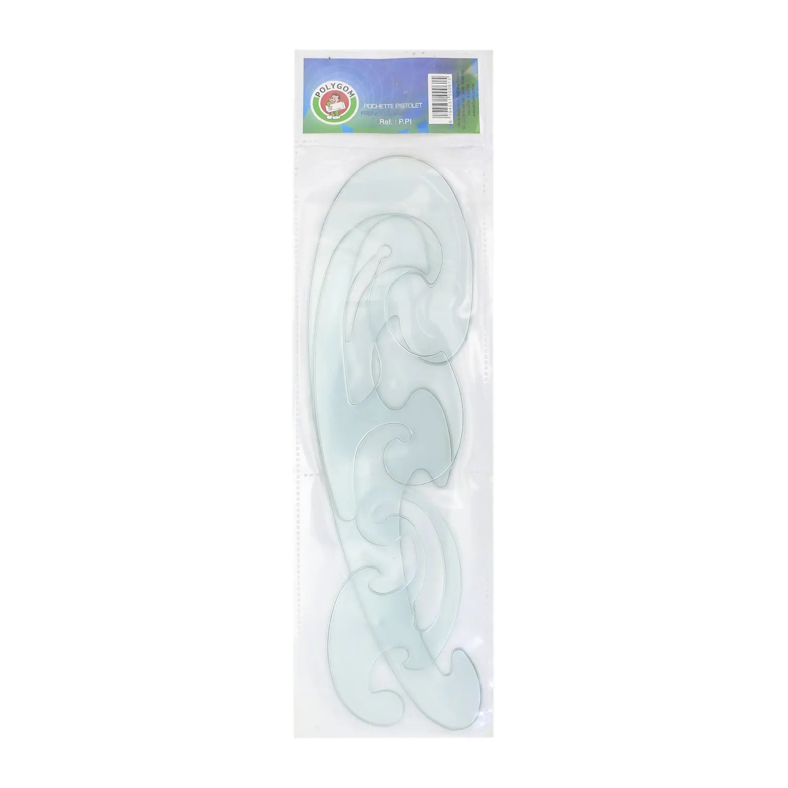 Set de 4 Règles Courbes Françaises – Gabarits en Plastique Transparent - Librairie Oxford City