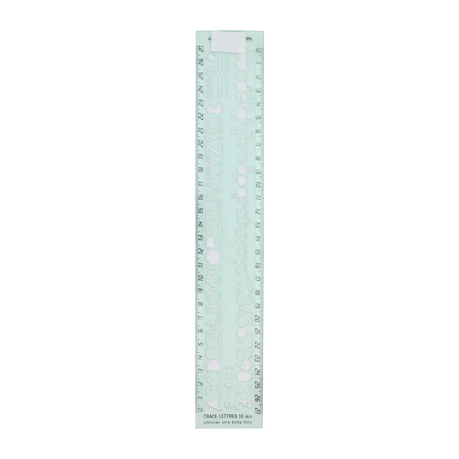 Trace - Lettres 10 mm – Règle Pochoir Alphabet et Chiffres - Librairie Oxford City