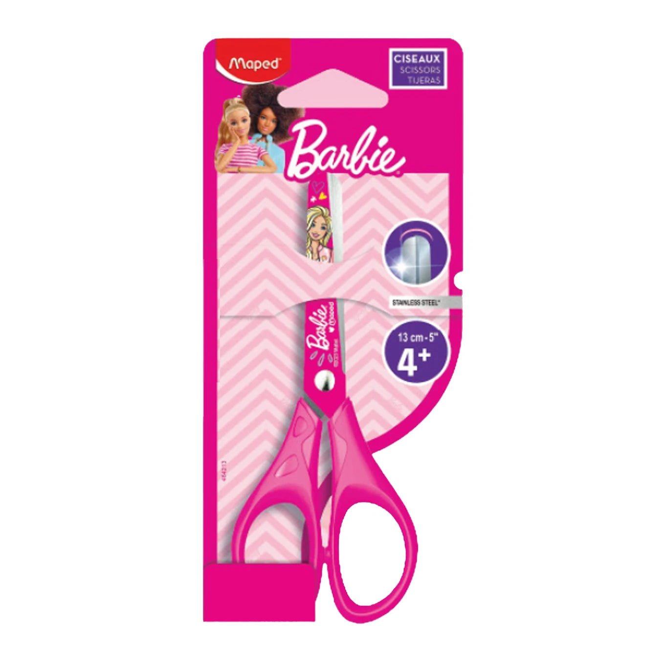 Maped – Ciseaux Barbi 13 cm dès 4 ans - Librairie Oxford City