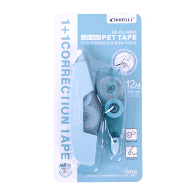 Changli - Correcteur à Ruban Rechargeable 1+1 - 12M x 5mm - Librairie Oxford City