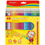 Crayons de Couleur Triangulaires 48 Couleurs Keyroad - Librairie Oxford City