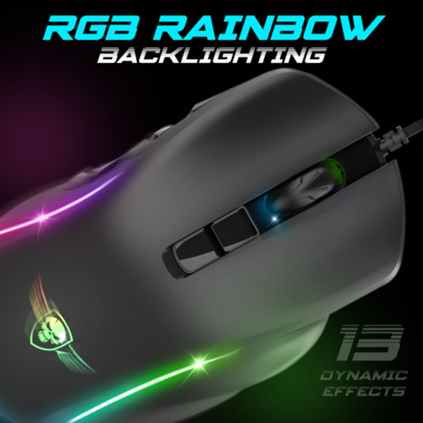 Souris filaire - Gaming - ELITE - M30 - LED - Personnalisable - Boutons programmables - Spirit of gamer - Librairie Oxford City