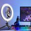 Ring Light QX - 260 avec Mini Trépied et Support Téléphone - Librairie Oxford City