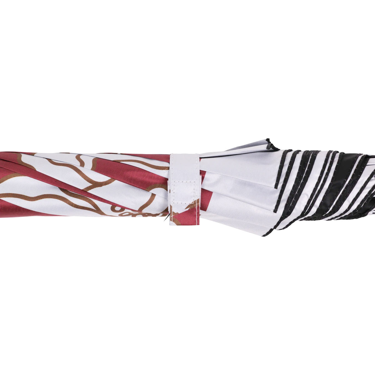Parapluie Adulte à Motif Floral — Bleu, Blanc & Rouge