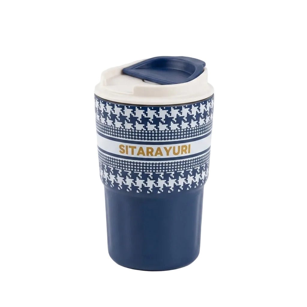 Mug Thermos Inox Sitarayuri – Tasse Café Isotherme Design Imprimé | Oxford City - Librairie Oxford City