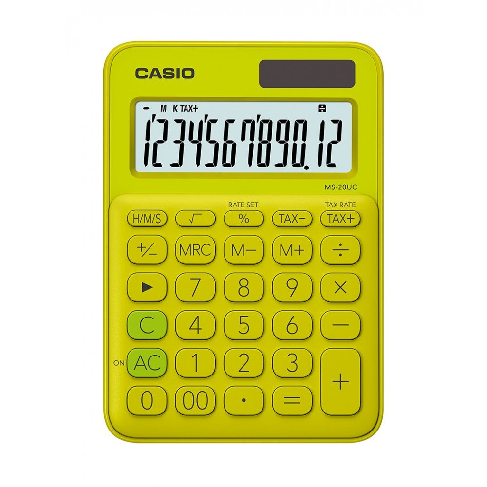 CASIO MS - 20UC Calculatrice Basique Bleue - Librairie Oxford City