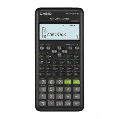 Calculatrice Scientifique CASIO Fx - 570ES PLUS - 2 - Noir (FX - 570ESPLUS - V2) - Librairie Oxford City