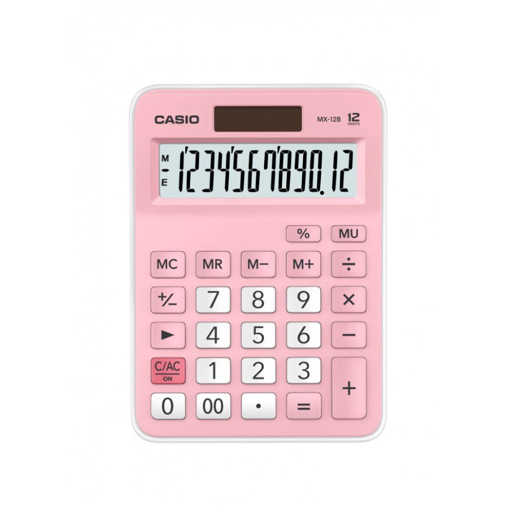 Calculatrice de Bureau Casio MX - 12B - 12 Chiffres - Librairie Oxford City