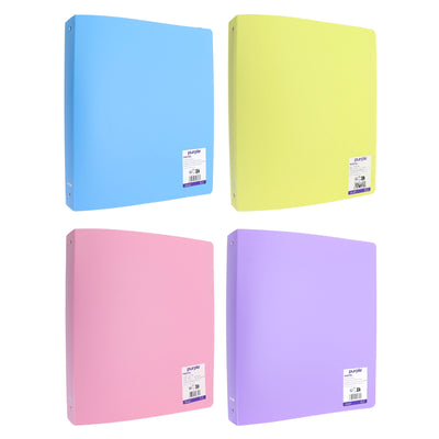 Classeur 4 Anneaux A4 Pastel – Purple (26x32 cm, PP Semi - Rigide) - Librairie Oxford City