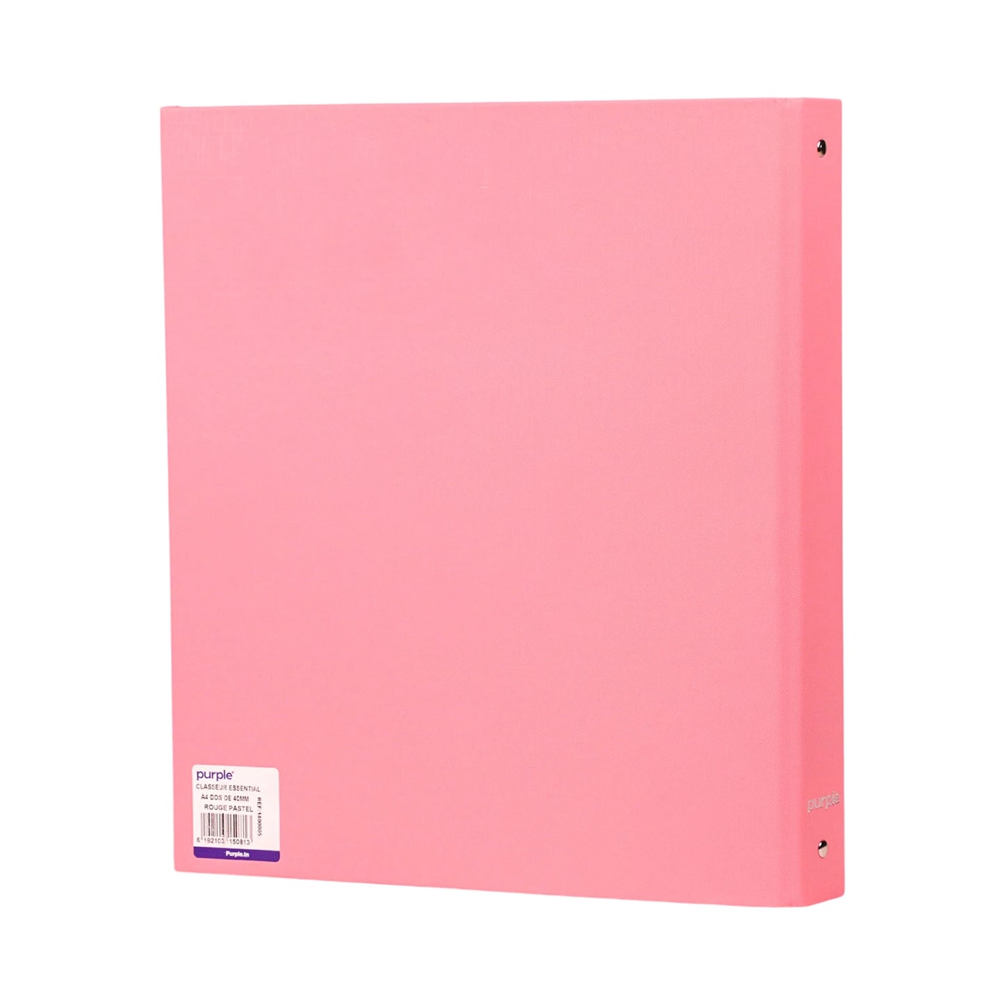 Classeur A4 Dos 40mm — Purple Essential Pastel (6 coloris) - Librairie Oxford City