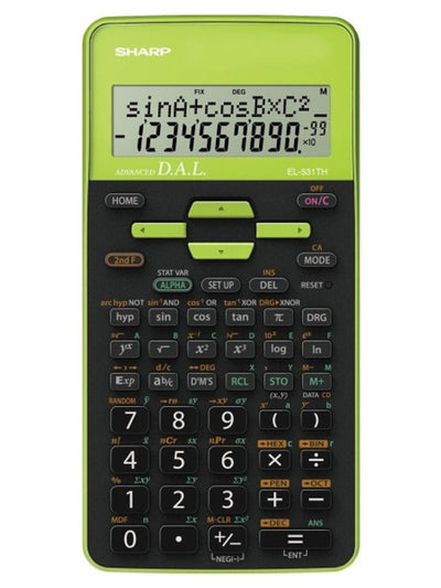 Calculatrice Scientifique SHARP EL - 531THB - WH - Librairie Oxford City