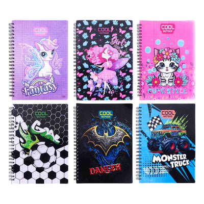Cool School - Cahier à Spirale 300 Pages Grand Format - Librairie Oxford City